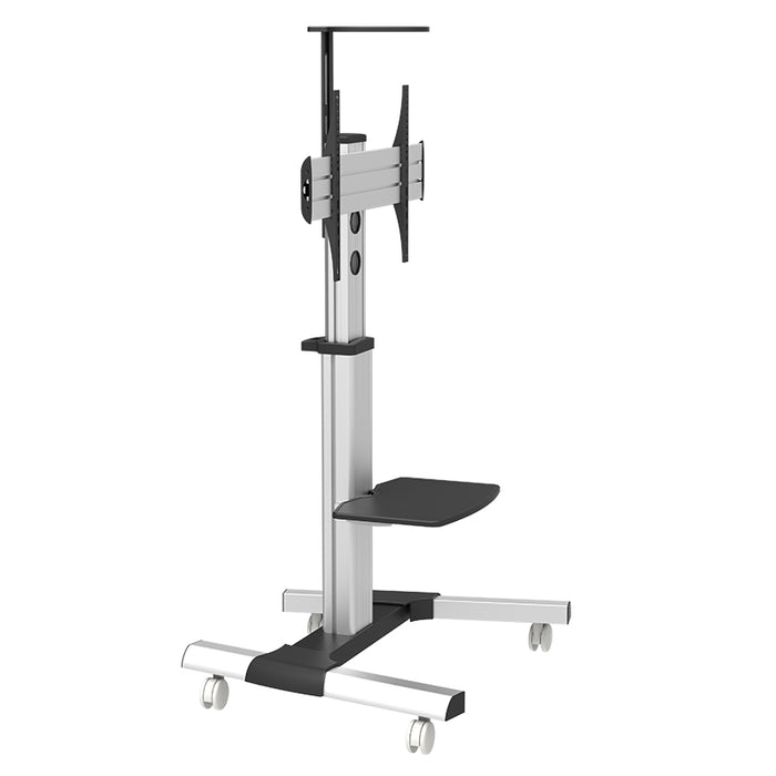 Support de sol mobile robuste Wolff Mount TV | Universel | Aluminium | Écrans jusqu'à 70 pouces | Hauteur 210 cm