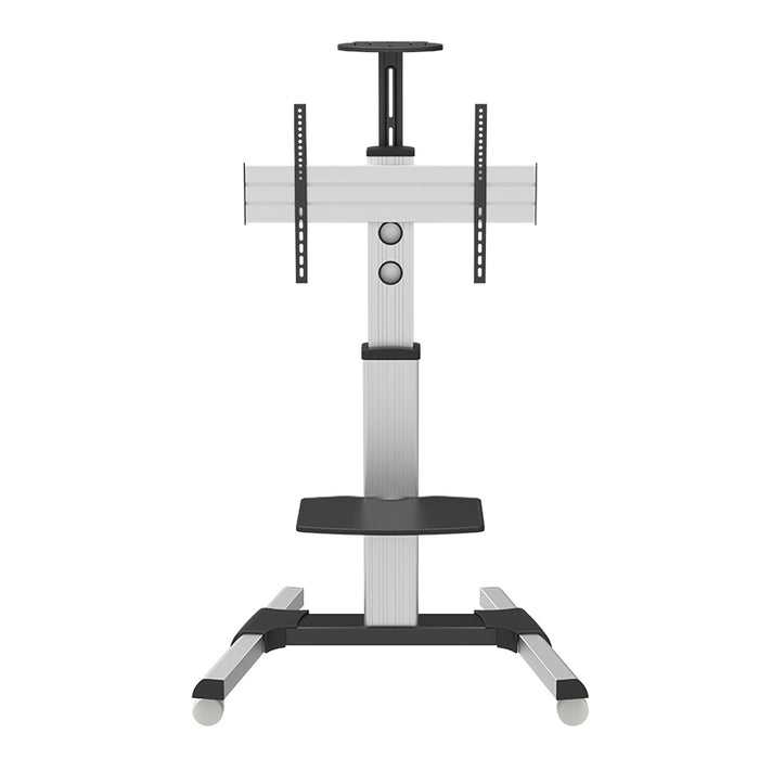 Support de sol mobile robuste Wolff Mount TV | Universel | Aluminium | Écrans jusqu'à 70 pouces | Hauteur 210 cm