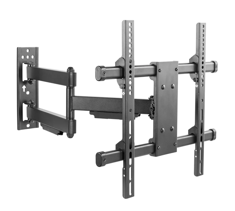 Support mural TV Wolff Mount à mouvement complet - Parfait pour téléviseurs de 32 à 55 pouces - Charge maximale de 50 KG - Garantie de 10 ans | Universel