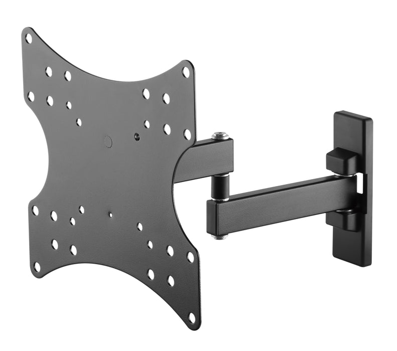 Support mural TV pivotant compact Wolff pour écrans jusqu'à 42 pouces | VESA 200x200 | Longueur 28 cm