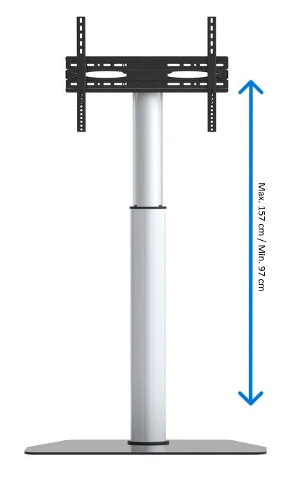 Support TV universel en aluminium réglable Wolff Mount | 32 - 70 pouces | Colonne de présentation | VESA 800x400 | Garantie 10 ans