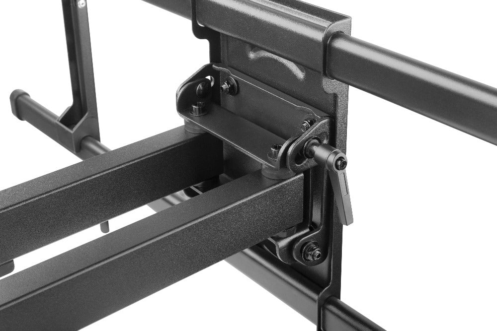 Support TV Wolff Mount robuste jusqu'à 90 pouces | 1 mètre du mur ! | Universel | VESA 800x400 | Stable avec 2 bras