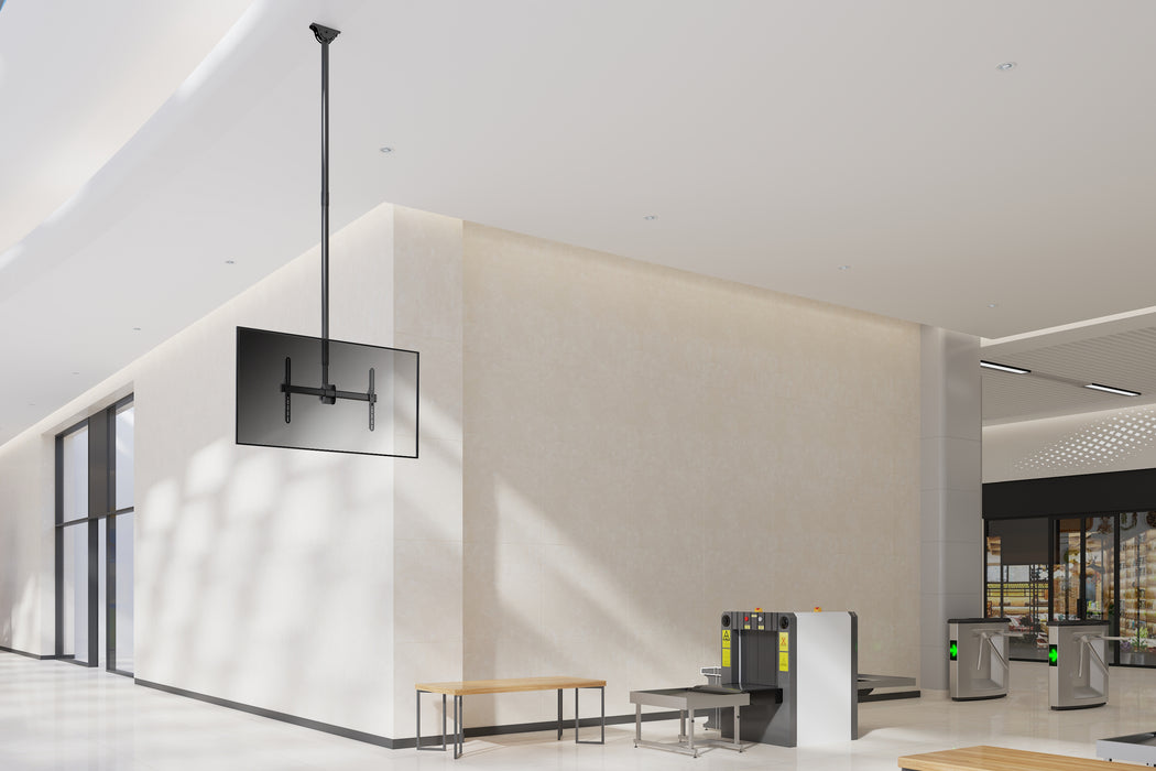 Support de plafond télescopique extra long Wolff | 250-300 cm | Universel | jusqu'à 70 pouces | jusqu'à 50 KG | VESA 600x400