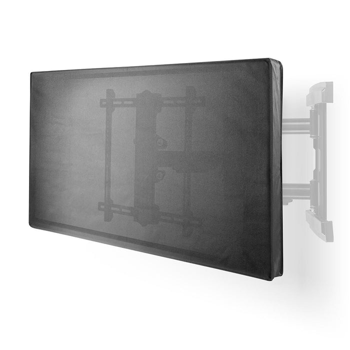 Housse de protection pour TV extérieure | 46" - 48" | Tissu Oxford de qualité supérieure | Compartiment séparé pour télécommande | Noir