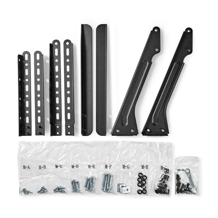 Support de bureau large Nedis pour écrans de 13 à 70 pouces | Maximum 50 kg | Réglage flexible de la hauteur | Compatible VESA | Acier | Noir