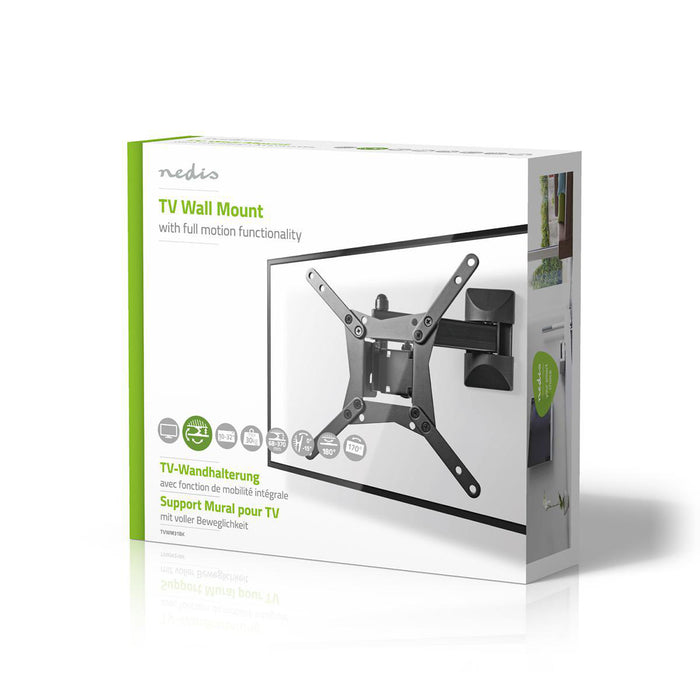 Support mural TV à mouvement complet | 10 - 32" | Max. 30 kg |