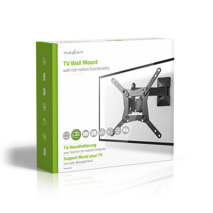 Support mural TV à mouvement complet | 10 - 32" | Max. 30 kg |