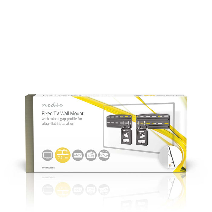 Support mural TV Nedis large 43-85 pouces | Max 60 kg | Design Micro-Écartement