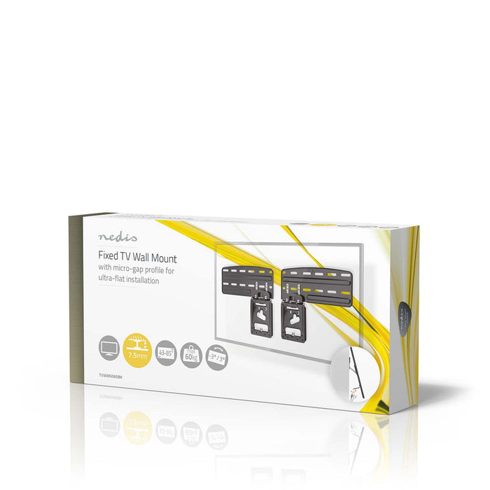 Support mural TV Nedis large 43-85 pouces | Max 60 kg | Design Micro-Écartement
