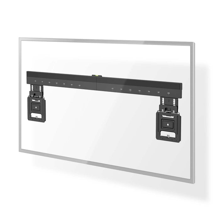 Support mural TV Nedis large 43-100 pouces - Micro-écart ultra fin - Max. 75 kg - Noir - Compatible VESA