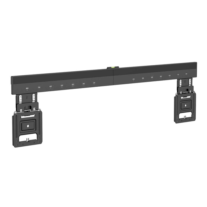 Support mural TV Nedis large 43-100 pouces - Micro-écart ultra fin - Max. 75 kg - Noir - Compatible VESA