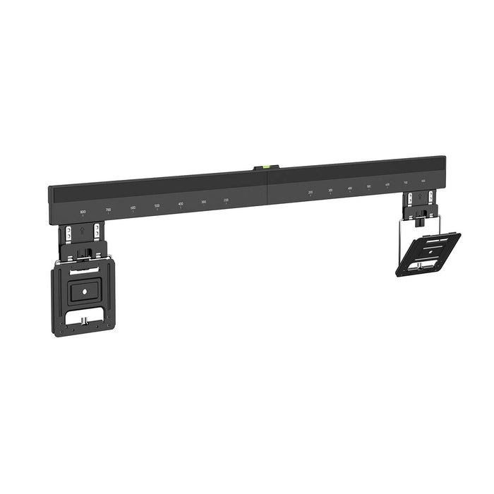 Support mural TV Nedis large 43-100 pouces - Micro-écart ultra fin - Max. 75 kg - Noir - Compatible VESA