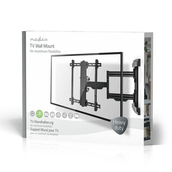 Support mural TV à mouvement complet | 37 - 80" | Max. 50 kg | 3 points d'articulation