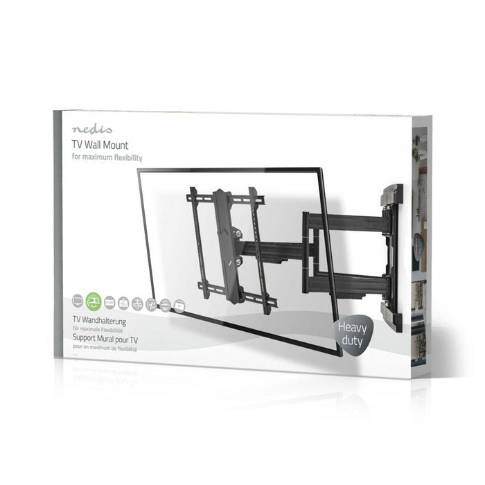 Support mural TV à mouvement complet | 37 - 80" | Max. 70 kg | 6 points d'articulation