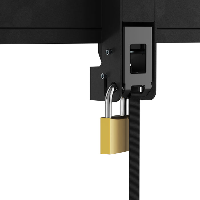Support TV coulissant, pivotant et inclinable pour montage sur cheminée 55-105 pouces et 80 kilos