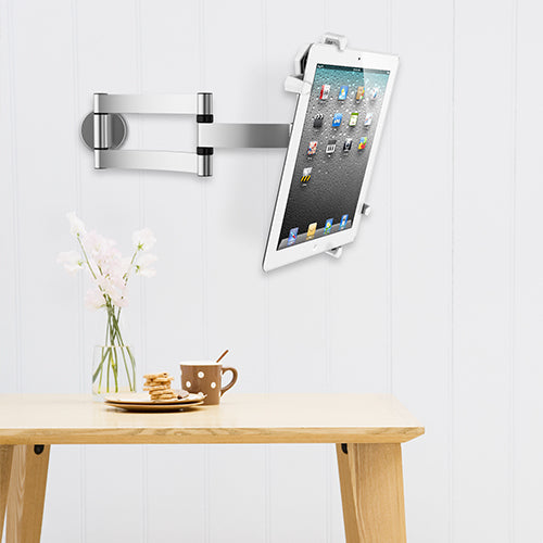 Support mural ou support de table Wolff Mount Elegante en aluminium pour tablette iPad | jusqu'à 10,4 pouces | Aluminium | Universel