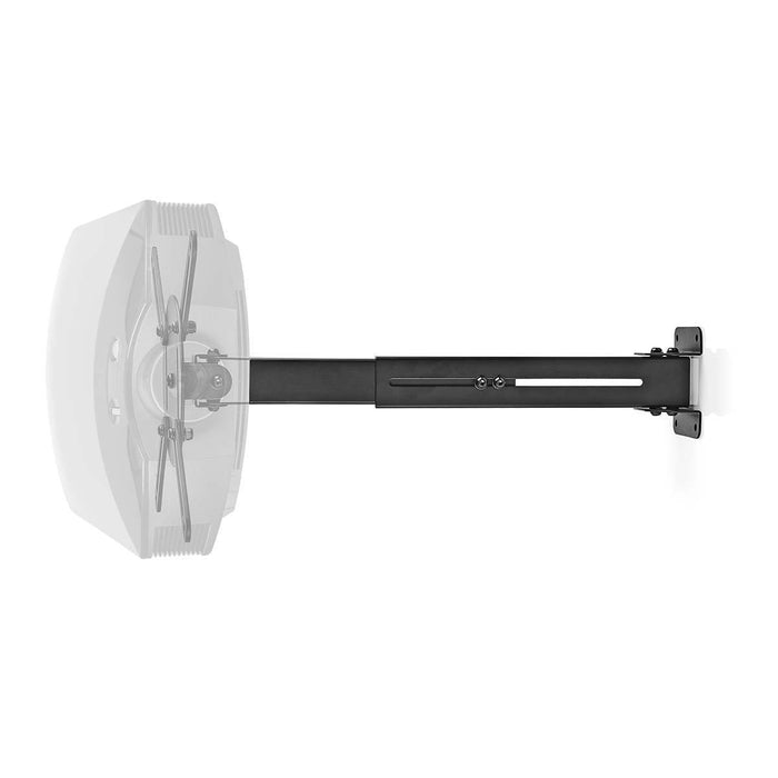 Support mural pour projecteur | Rotation à 360° | Max. 10 kg | Distance au mur 314 - 500 mm | Noir
