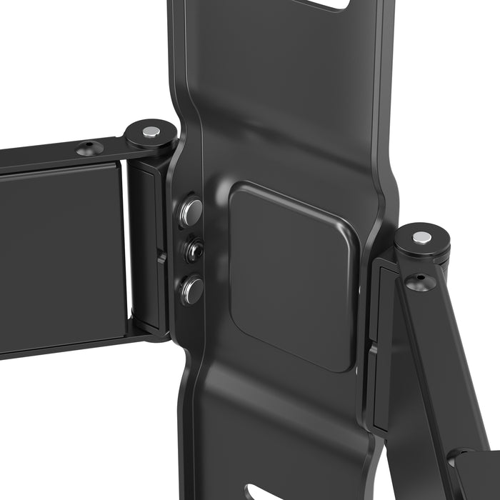 Support mural TV Wolff Mount Ultra plat à mouvement complet | Distance 19,5 à 250 mm | Pivotant - Inclinable | VESA 600x400 | Universel