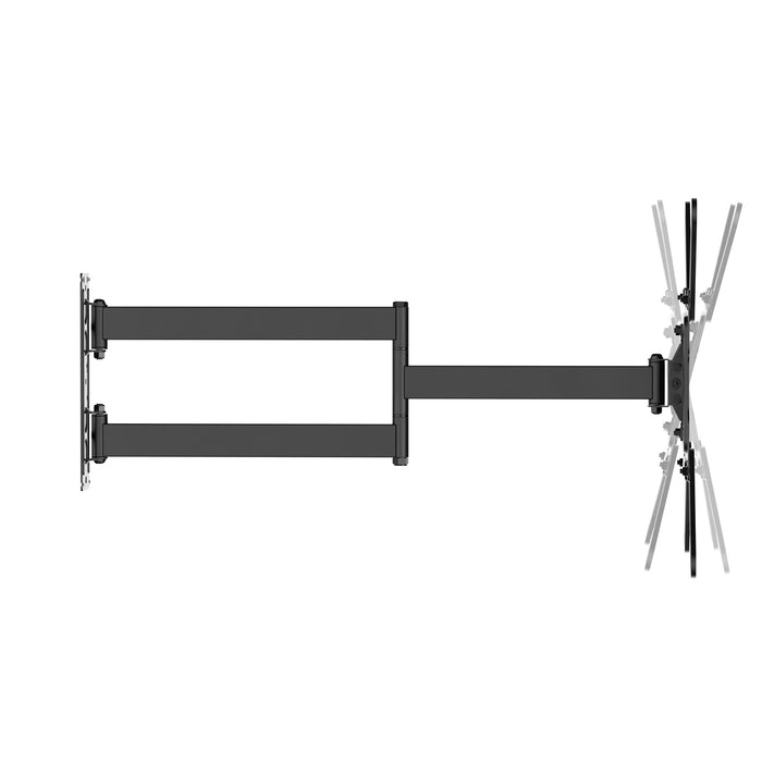 Support mural Wolff Mount Lange TV pour Philips 32-65 pouces (73 cm du mur) | Universel | VESA 400x400