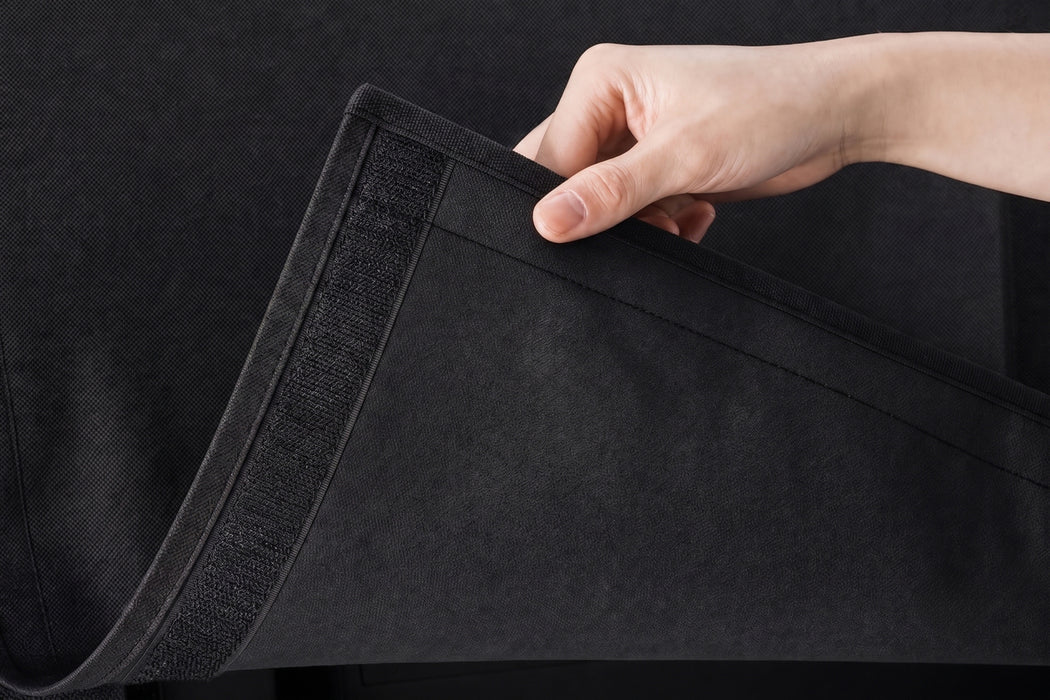 Housse de protection TV pour extérieur | 50" - 52" | Tissu Oxford de qualité supérieure | Compartiment séparé pour télécommande | Noir