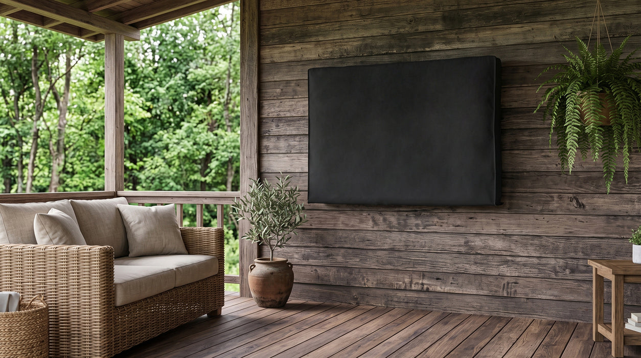 Housse de protection Wolff Mount pour TV extérieure – Housse de télévision déperlante pour écrans de 30 à 65 pouces