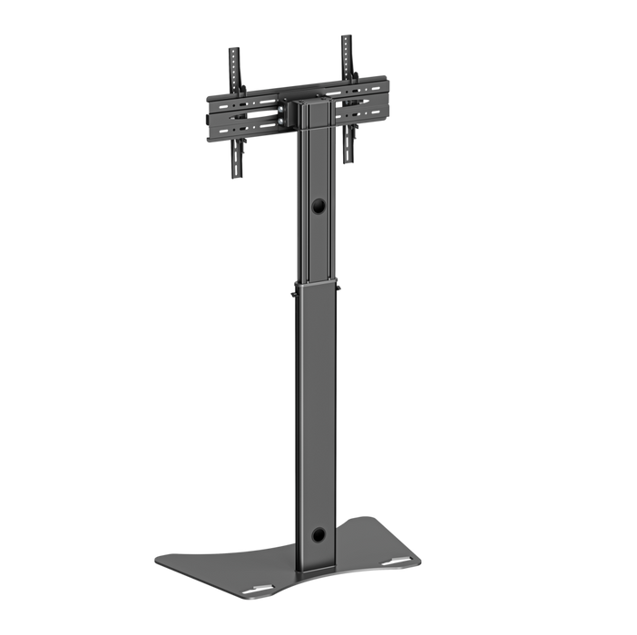 WOLFF MOUNT Support TV sur Pied Noir – Support TV Universel 32 à 70 Pouces – Hauteur Réglable – VESA jusqu’à 800x400 – Max. 50 kg – Autoportant