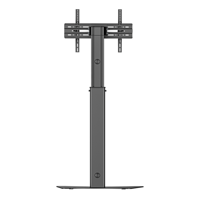 WOLFF MOUNT Support TV sur Pied Noir – Support TV Universel 32 à 70 Pouces – Hauteur Réglable – VESA jusqu’à 800x400 – Max. 50 kg – Autoportant