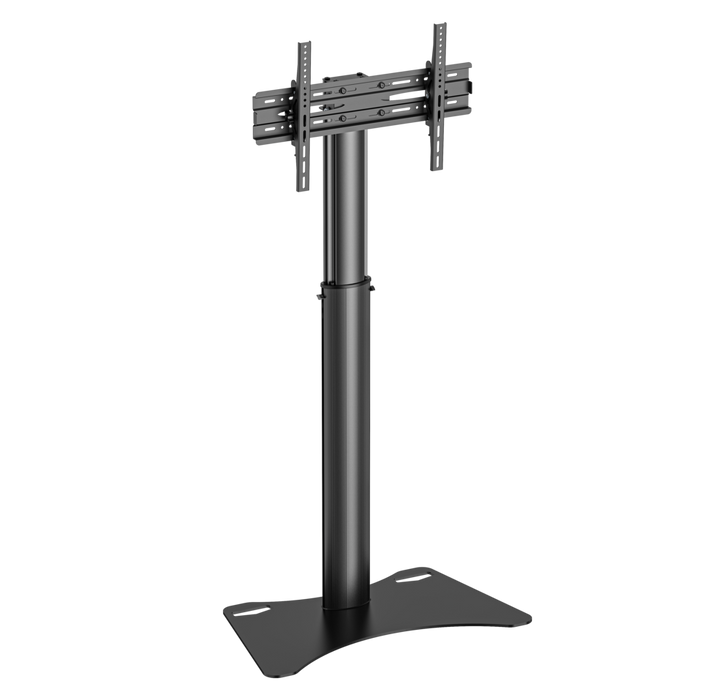 WOLFF MOUNT Support TV sur Pied Noir – Support TV Universel 32 à 70 Pouces – Hauteur Réglable – VESA jusqu’à 800x400 – Max. 50 kg – Autoportant