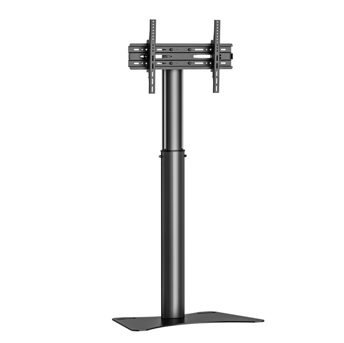 WOLFF MOUNT Support TV sur Pied Noir – Support TV Universel 32 à 70 Pouces – Hauteur Réglable – VESA jusqu’à 800x400 – Max. 50 kg – Autoportant