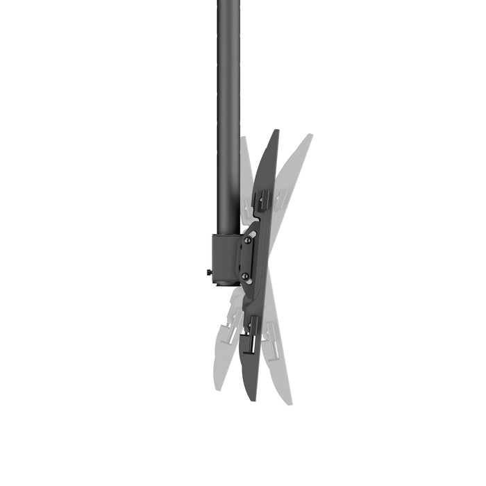 Wolff Mount Support TV universel pour plafond – 32 à 55 pouces – Orientable et inclinable – Convient également aux plafonds inclinés