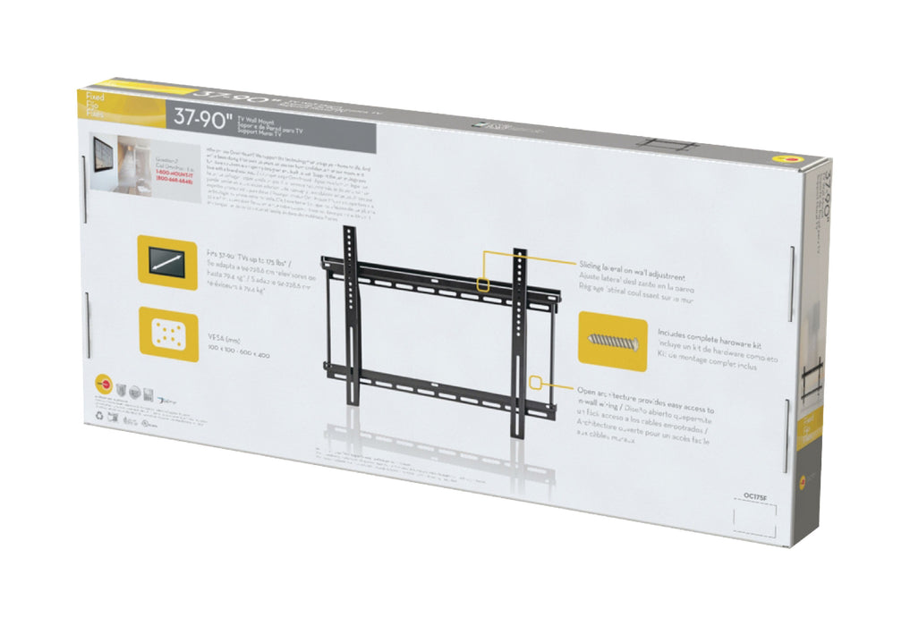 Support mural fixe pour TV 37 - 80" 79,4 kg