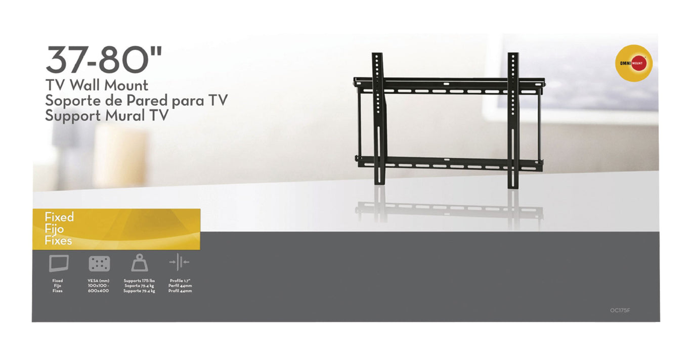 Support mural fixe pour TV 37 - 80" 79,4 kg