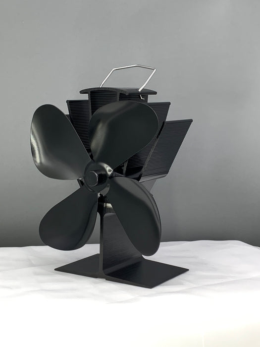 Ventilateur de cheminée Poêle à bois 4 pales - Ventilateur Éco - Ventilateur alimenté par la chaleur