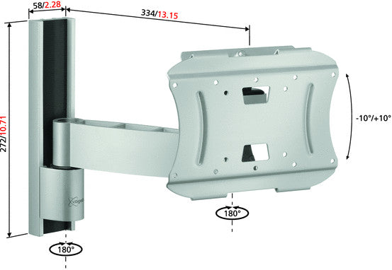 Support mural Vogels VFW 332 pour LCD/Plasma