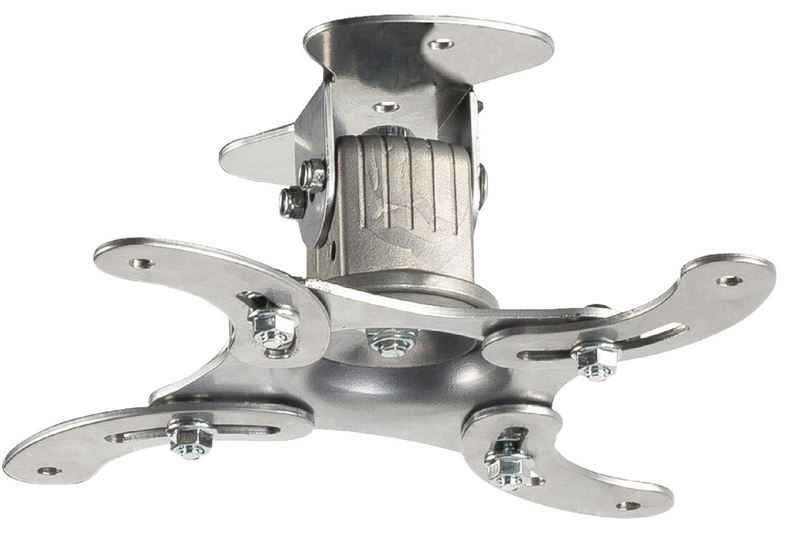 Support de plafond pour projecteur argenté