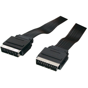 Câble Scart plat 0,75 mètre