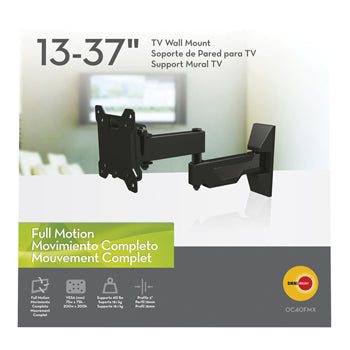 Support TV plat 13 - 37" 2 bras
