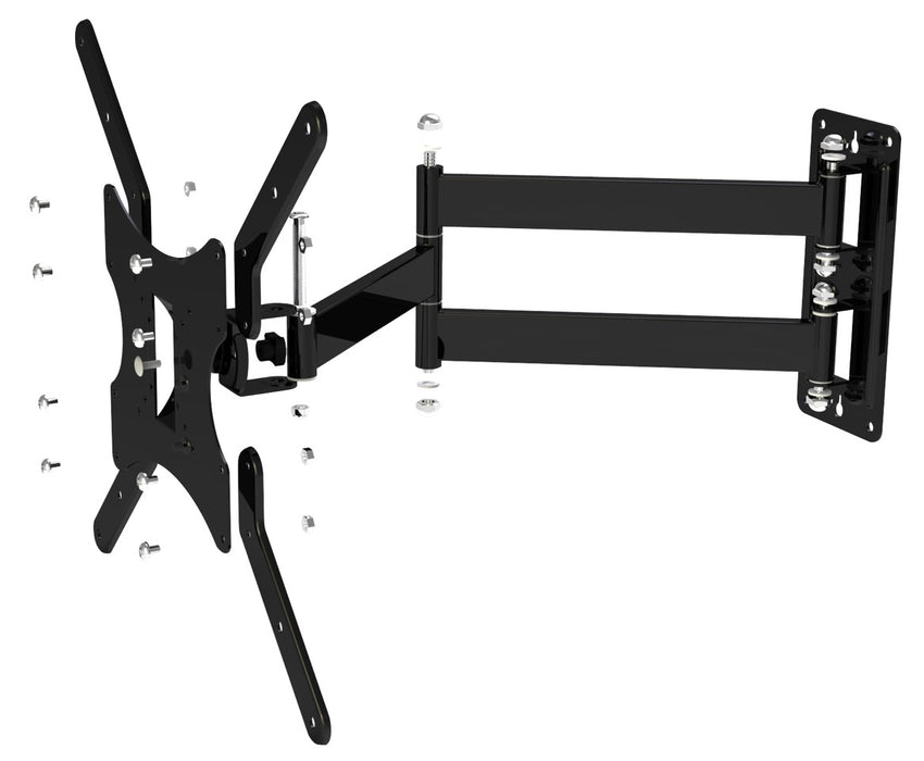 Support mural pivotant robuste Wolff Longueur : 58 cm - jusqu'à 48 pouces