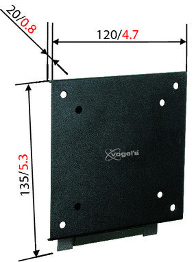 Vogels VFW 030 support mural noir LCD/TFT