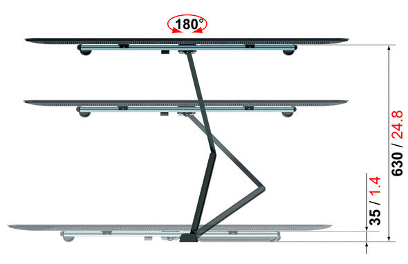 Vogels Ultra FIN 345 Support mural