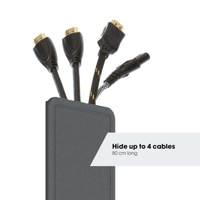 Goulotte pour câbles Vogel's 4 câbles noire 80 cm