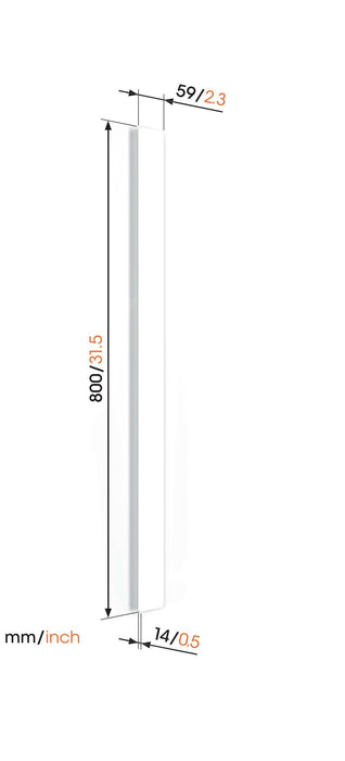Goulotte de câble Vogel's blanche 80 cm